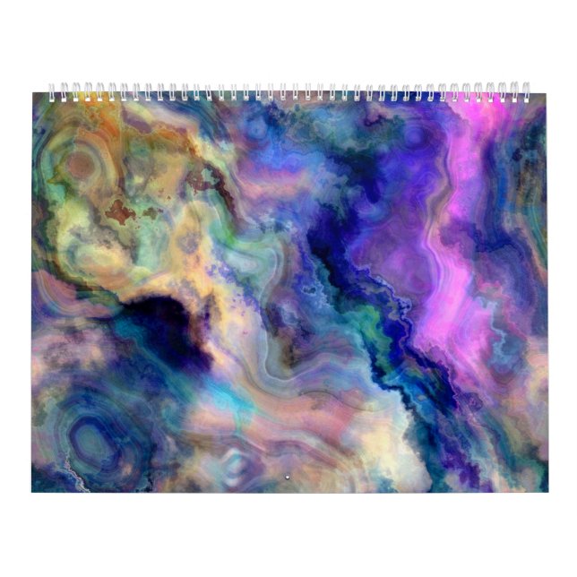 Calendrier Marbre coloré (Protection)