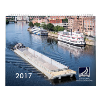 Calendrier marin de Transporation Co 2017 de route