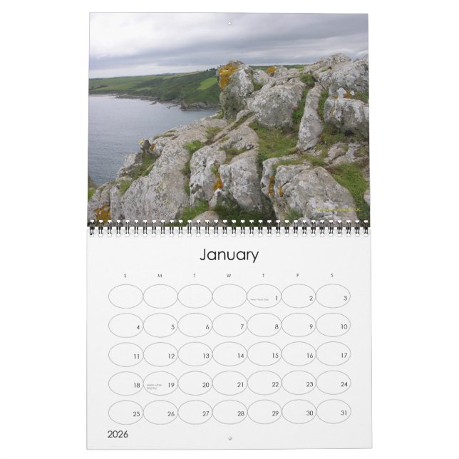 Calendrier Martha Lewis : Lieux Far & Near, 2008 (Jan 2026)