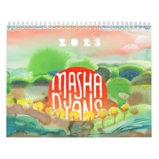 Calendrier Masha D'yans 2023 WALL CALENDAR