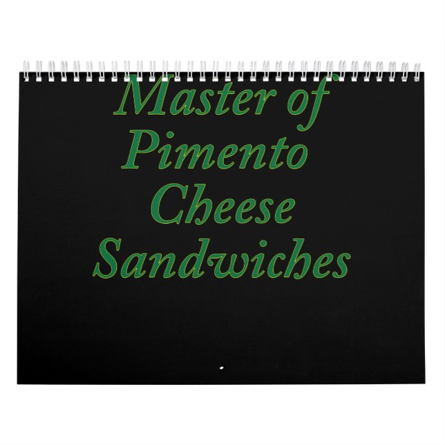 Calendrier Master De Fromage Pimento Sandwiches Funny Golf (Protection)