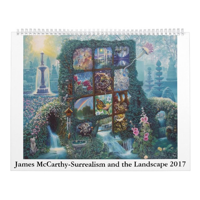 Calendrier McCarthy-Surréalisme et le paysage 2017 de James (Protection)