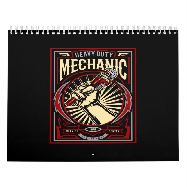 Calendrier mécanicien lourd (Protection)