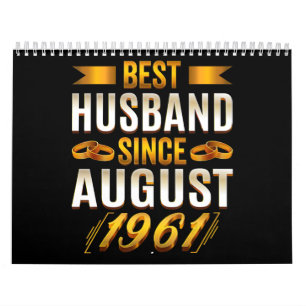 Calendrier Meilleur Mari Amusant 59e anniversaire Parents