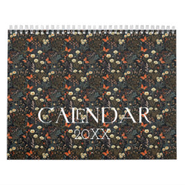 Calendrier mensuel Cottagecore