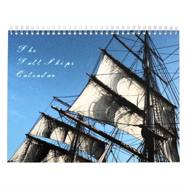 Calendrier mensuel de bateaux grands (Protection)