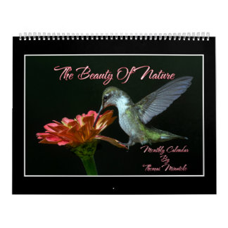 Calendrier mensuel de la beauté de la nature
