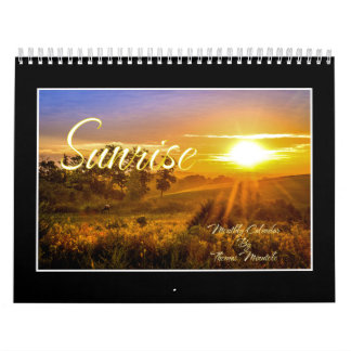 Calendrier mensuel Sunrise de Thomas Minutolo