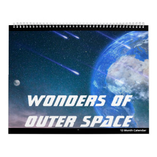 Calendrier Merveilles de l'espace extra-atmosphérique