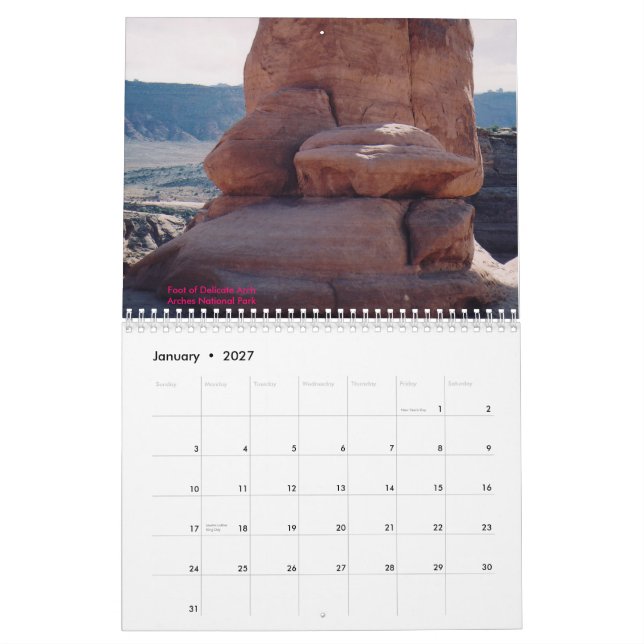 Calendrier Merveilles occidentales 2010 (Jan 2027)