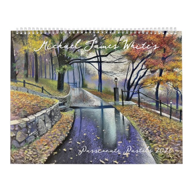 Calendrier Michael White's Passionate Pastels Calendar 2026 (Protection)