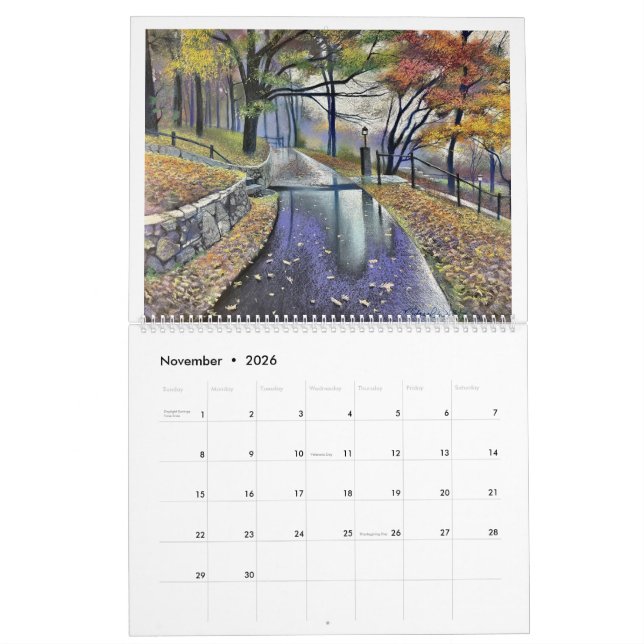 Calendrier Michael White's Passionate Pastels Calendar 2026 (Nov 2026)