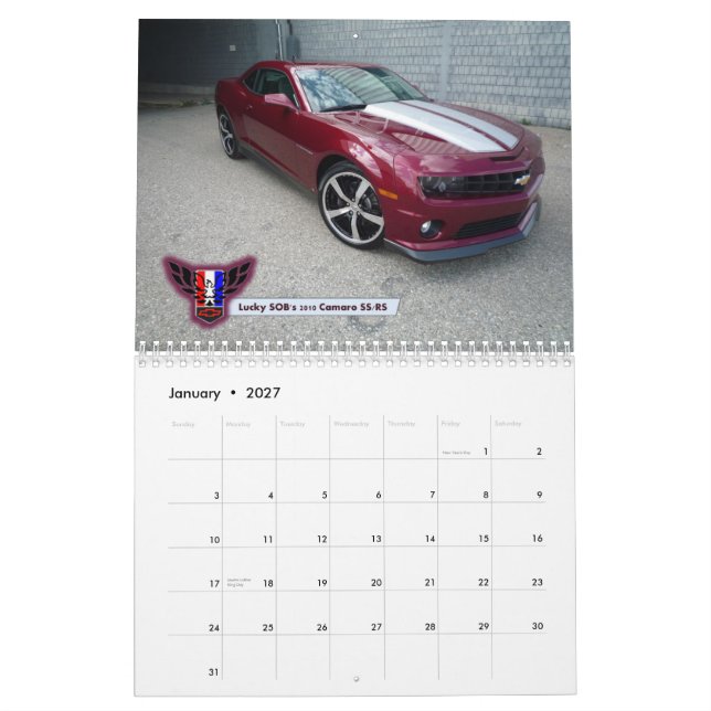 Calendrier MiFbody.com 2010 (Jan 2027)