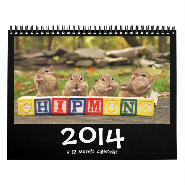 Calendrier mignon fou des tamia 2014 (Protection)
