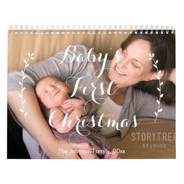 Calendrier mignon Noël du bébé (Protection)