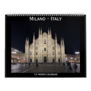 Calendrier Milano moderne et antique - Italie - photo