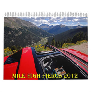 Calendrier Mile High Fieros 2012