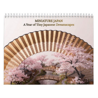 Calendrier Miniature Japan Four Seasons Japanese Dioram
