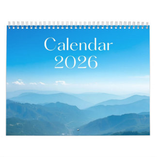 Calendrier Minimal Desk Calendar for Calm Planning 2026