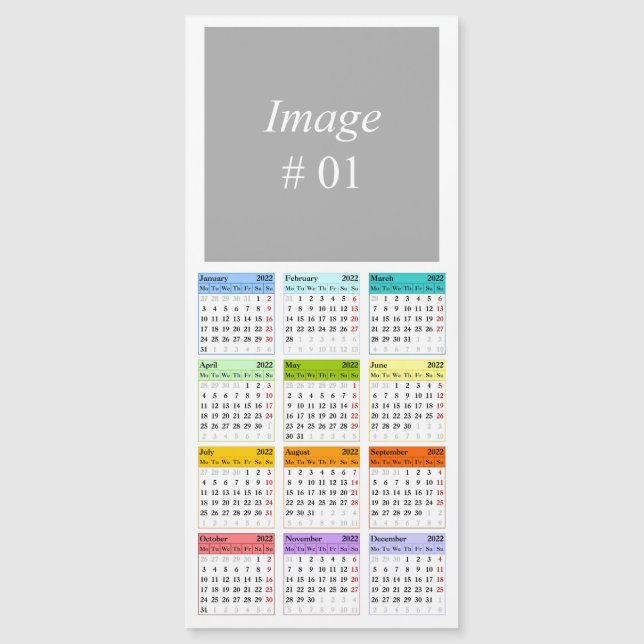 Calendrier modèle 2022 (Devant)