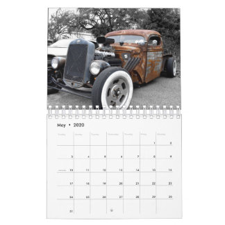 Calendrier modèle de T