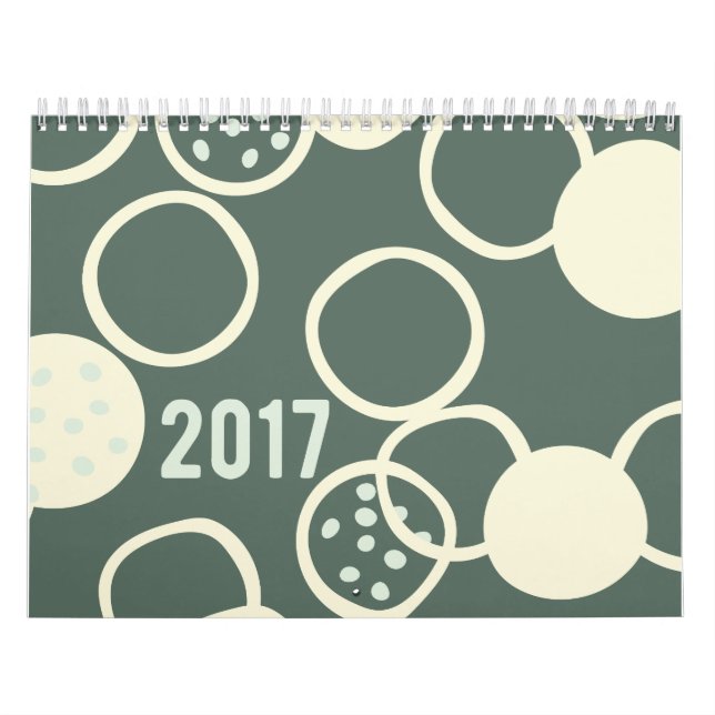 Calendrier modelé par 2017 (Protection)