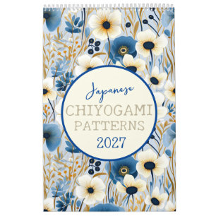 Calendrier Modèles Chiyogami japonais 2026