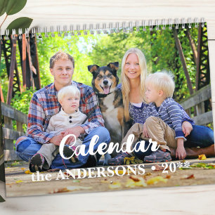 Calendrier Moderne Créez votre propre photo de famille person