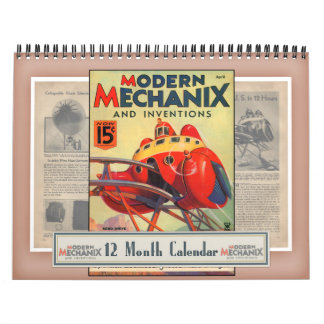 Calendrier moderne de Mechanix et d'inventions