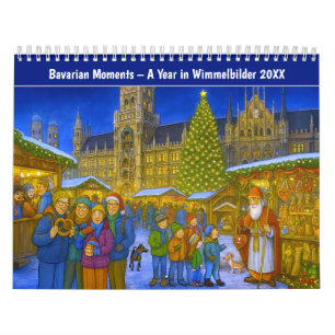 Calendrier Moments bavarois – Une année en Wimmelbilder