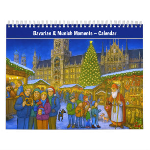 Calendrier Moments bavarois – Une année en Wimmelbilder
