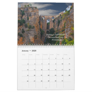 Calendrier Moments d'inspiration