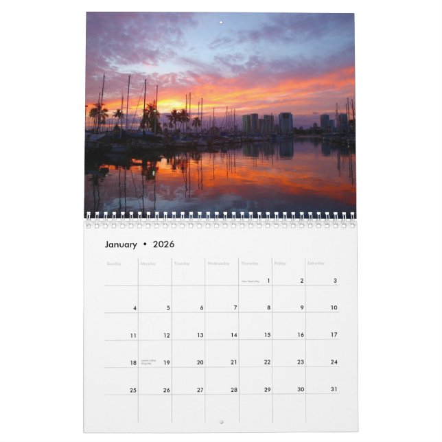 Calendrier Moments magiques d'Hawaï 2012 (Jan 2026)