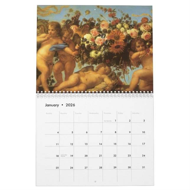 Calendrier Mon ange, nos gardiens d'ange (Jan 2026)