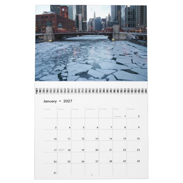 Calendrier Mon genre de ville (Jan 2027)