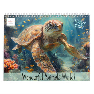 Calendrier mondial merveilleux et personnalisable 