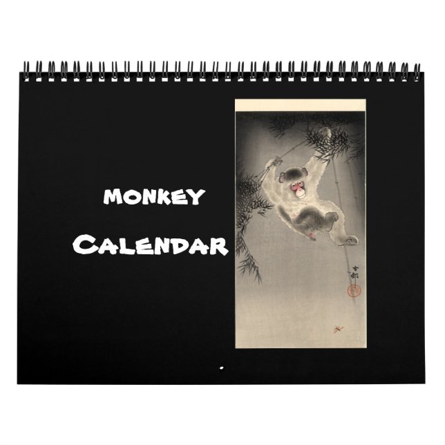 Calendrier Monkey Primate Vine Bienvenue Accueil Destiny Dest (Protection)