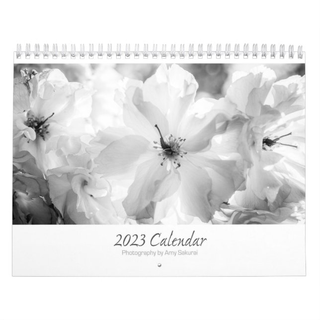 Calendrier monochrome 2023 d'Amy (Protection)