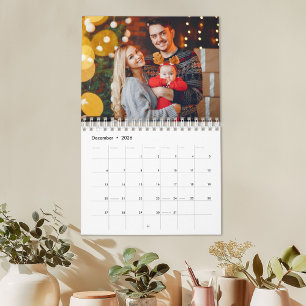 Calendrier Mosaïque de photos Mix Collage Famille 2026