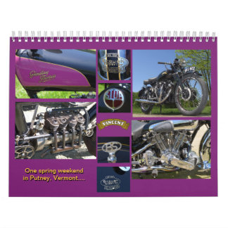Calendrier Motos antiques classiques