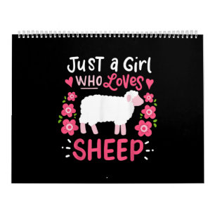 Calendrier Mouton rose   Juste Une Fille Qui Aime Le Cadeau D