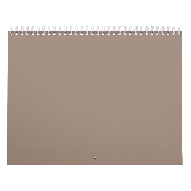 Calendrier mur marron avec (Protection)