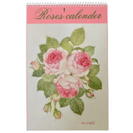CALENDRIER MURAL バラとお花のカレンダー
