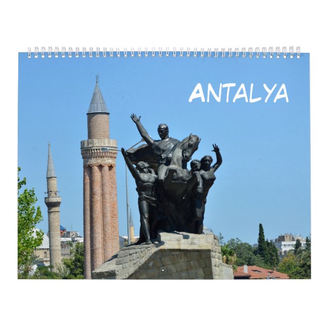Calendrier Mural 12 mois Antalya, Turquie (Protection)