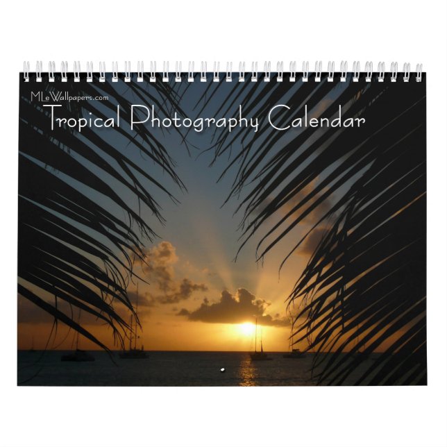 Calendrier Mural 12 Mois de Photographie Tropicale, 3e édition (Protection)