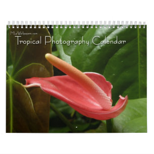 Calendrier Mural 12 Mois de Photographie Tropicale, 4e édition