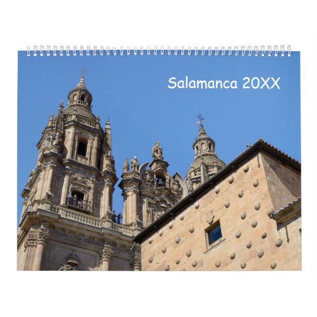 Calendrier Mural 12 mois Salamanca, Espagne (Protection)