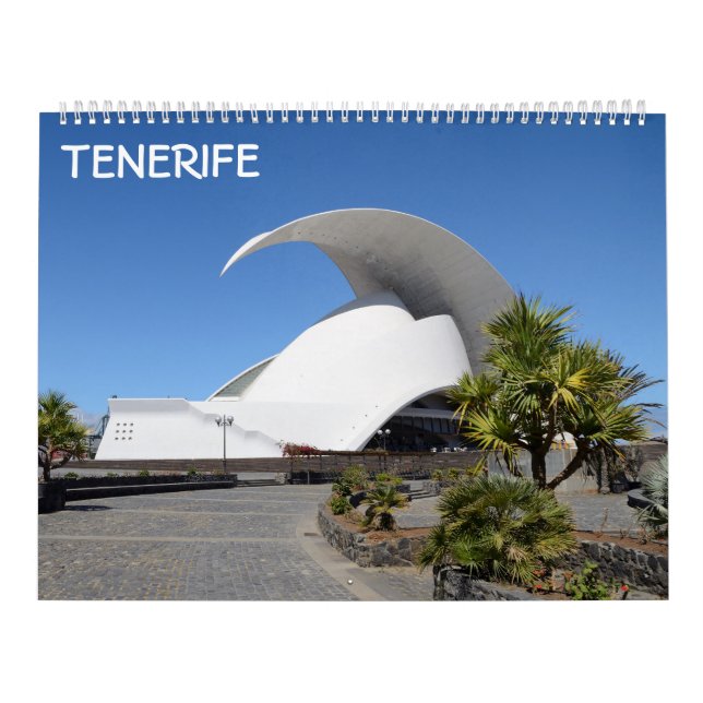 Calendrier Mural 12 mois Tenerife (Protection)