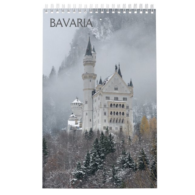 Calendrier Mural 12 month bavaria Wall Calendar (Protection)
