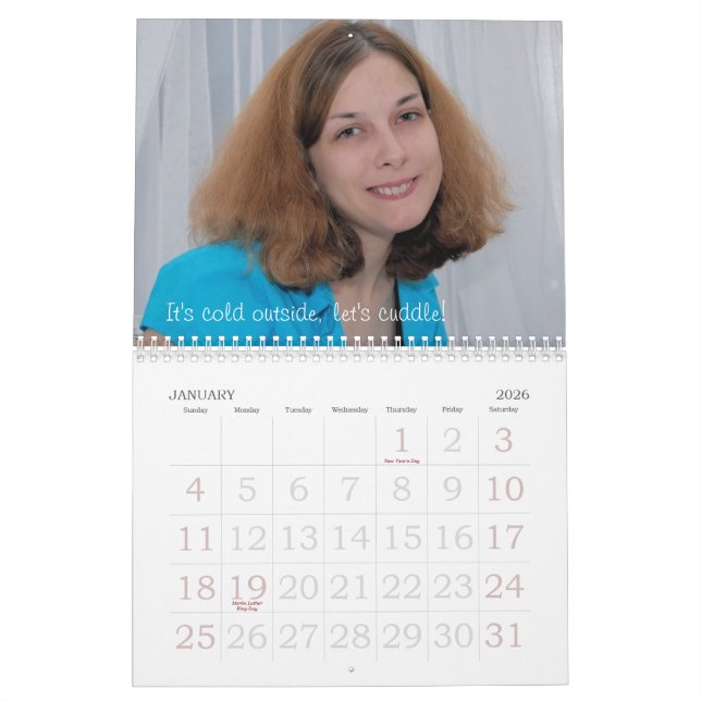 Calendrier Mural 2008 juste pour vous de moi (Jan 2026)